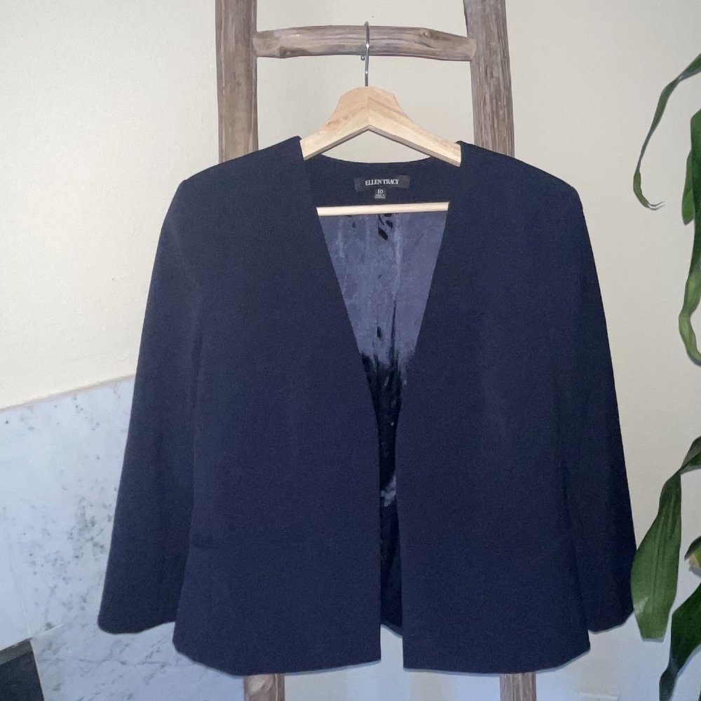 Professional Navy Blazer from Ellen Tracy